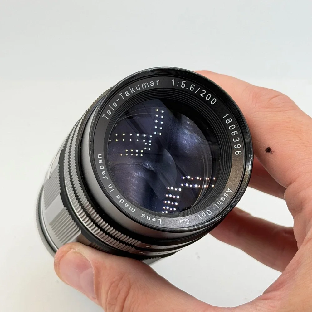Asahi Tele-Takumar 200mm f5.6 M42 Mount Manual Focus Lens 1806396 Japan